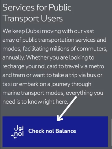 dubai bus card balance check: quick methods