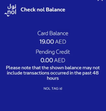 dubai bus card balance check: quick methods