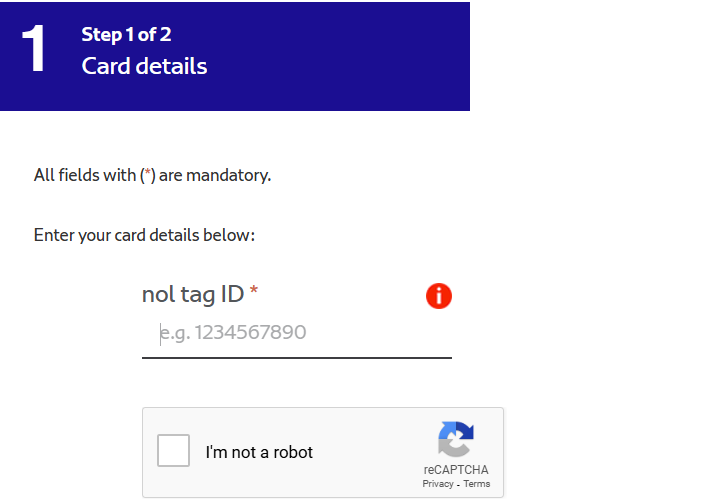 personal nol card renewal