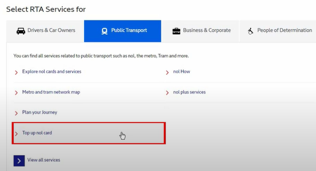 nol recharge online and by ATMs